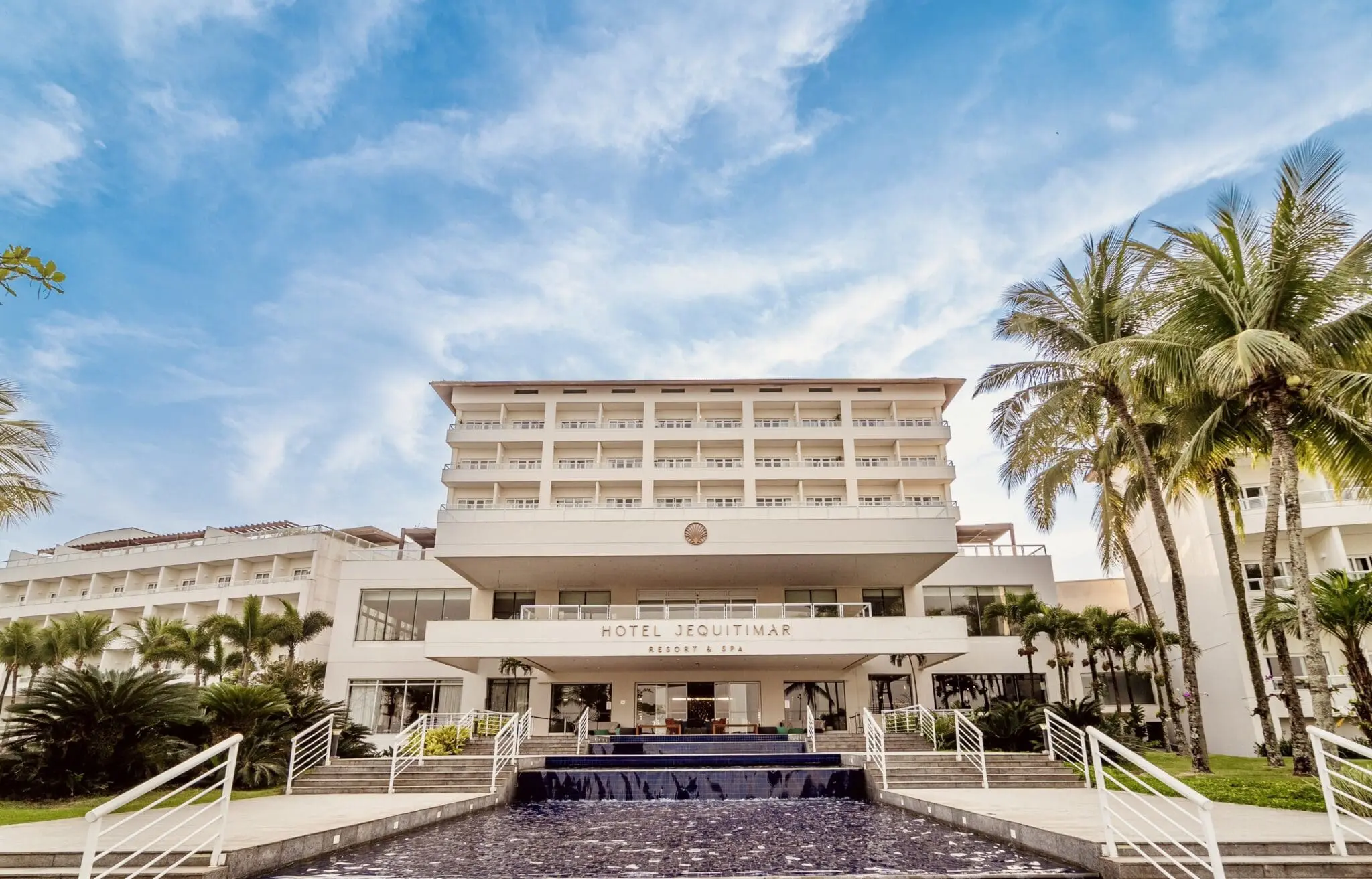 Hotel Jequitimar, no Guarujá, aposta em novos investimentos para fortalecer sua atuação nos segmentos de lazer, gastronomia e eventos — Foto: Divulgação 