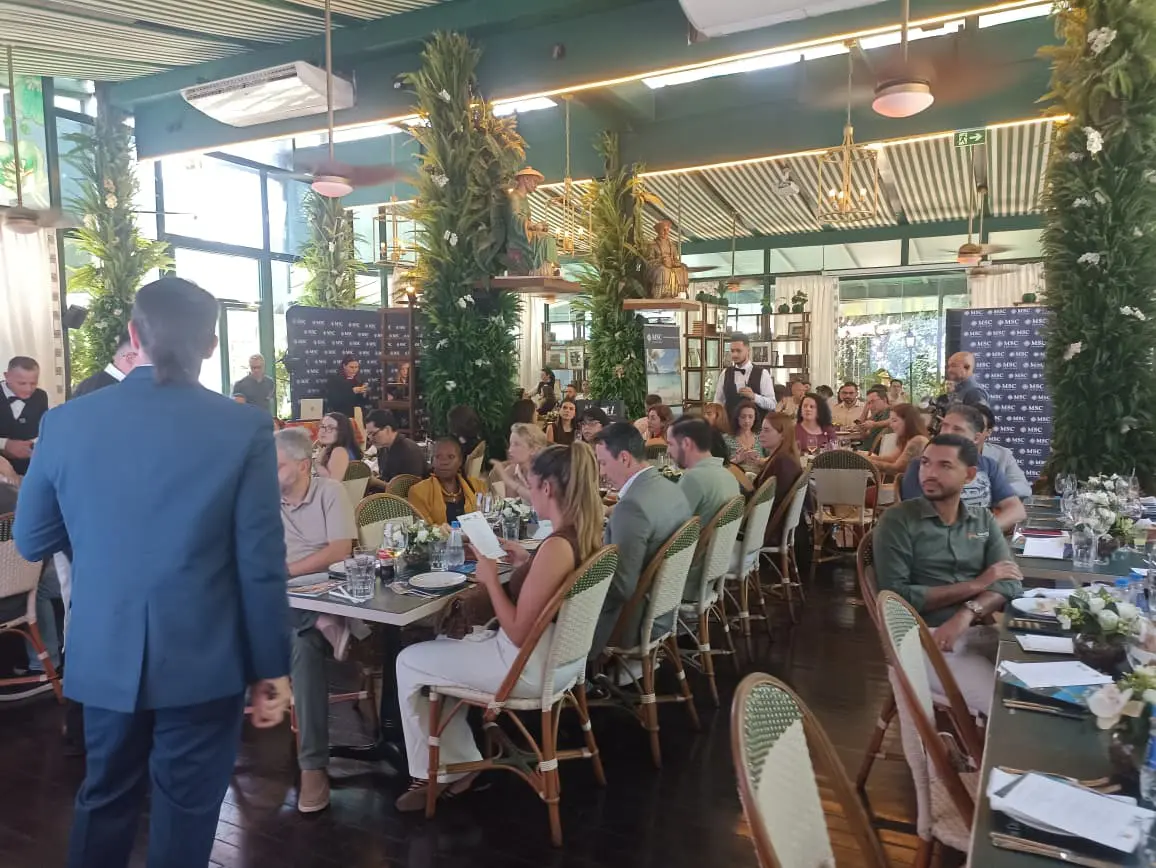 Convidados acompanham evento da MSC Cruzeiros em São Paulo, que apresentou o novo pacote completo para viagens ao Caribe Sul e Antilhas, com embarque em Martinica. (Crédito: Zaqueu Rodrigues)