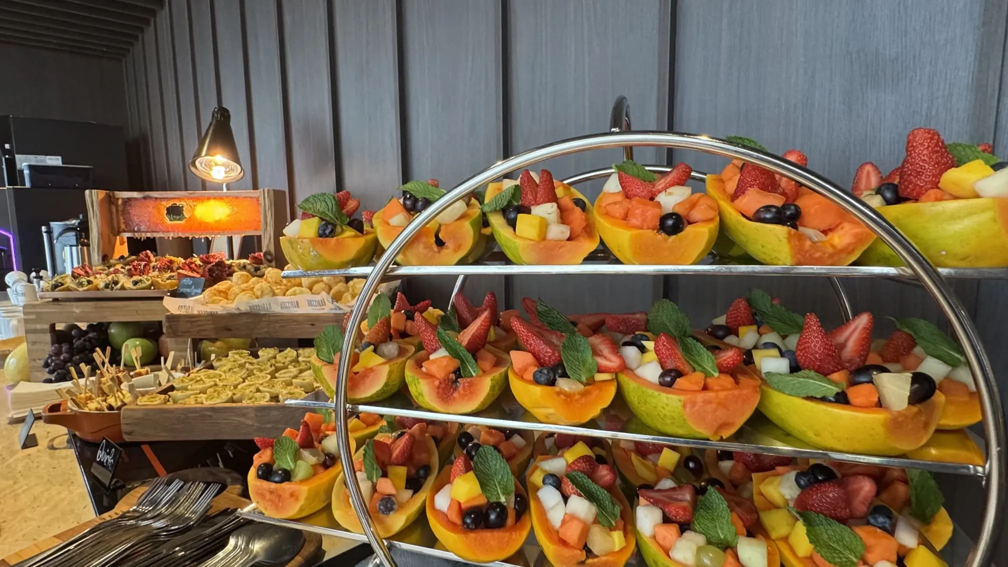 Brunch do evento (foto: Simone Barros)