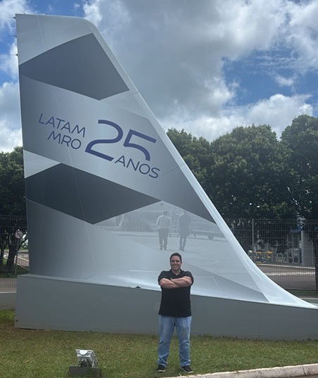 Marcos Melchiori, gerente sênior do MRO da LATAM Brasil - Crédito: Divulgação LATAM