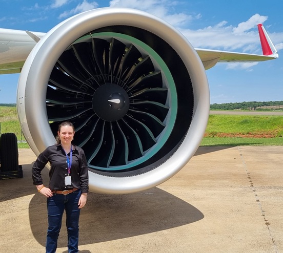 Bruna Parras, coordenadora de Planejamento e Controle de Produção (PCP) da LATAM Brasil - Crédito: Divulgação LATAM