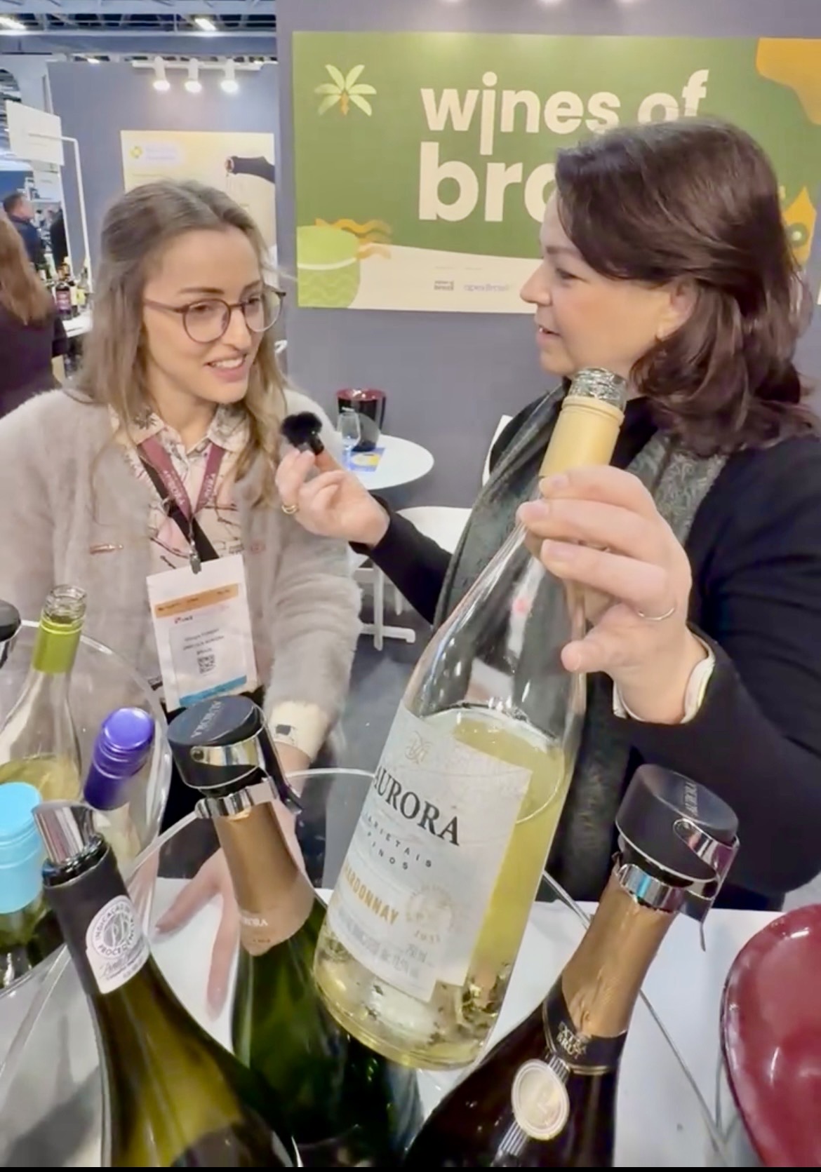 Aurora Chardonnay Varietal um dos destaques durante a Wine Paris 2026 - Crédito: Waleska Schumacher - Wine Paris