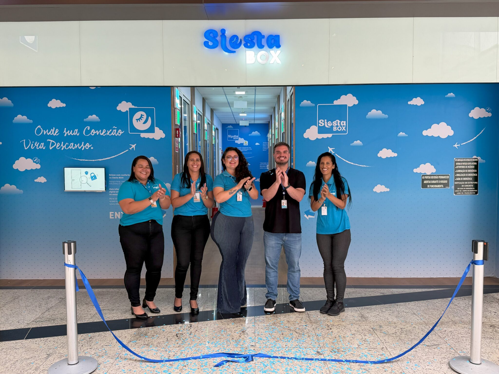 Parceria entre BH Airport e Siesta Box amplia o portfólio de serviços voltados ao bem-estar dos viajantes. Crédito: divulgação