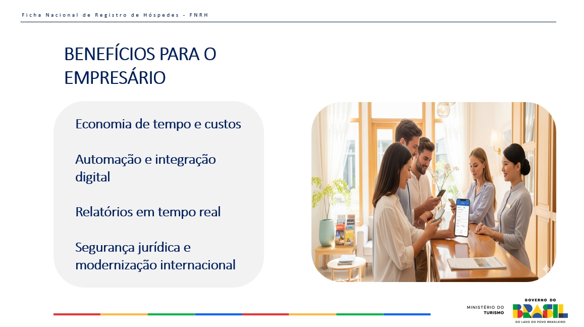 Portal do Hoteleiro (ABIH-SP) consolida orientações operacionais sobre FNRH Digital em página especial - Crédito: PDF do Ministério do Turismo com orientação aos hoteleiros
