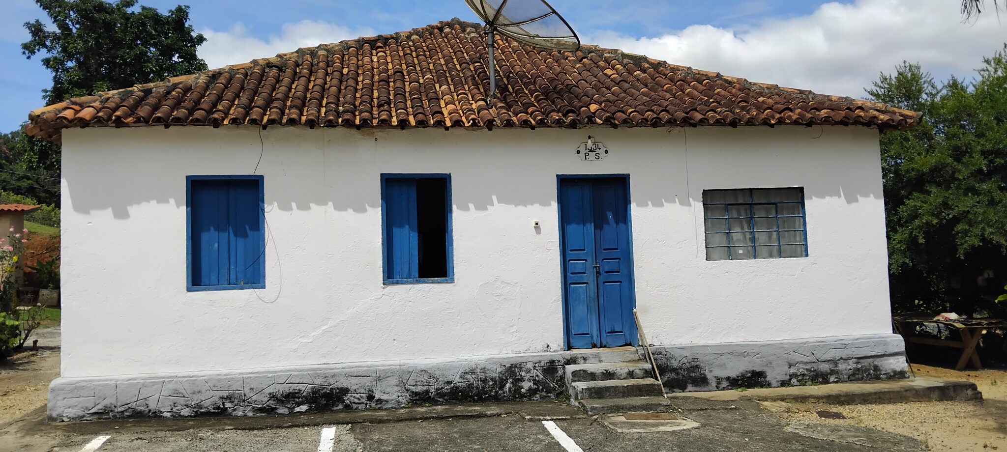 Antiga casa dos primeiros imigrantes - Crédito: Denis Rugeri