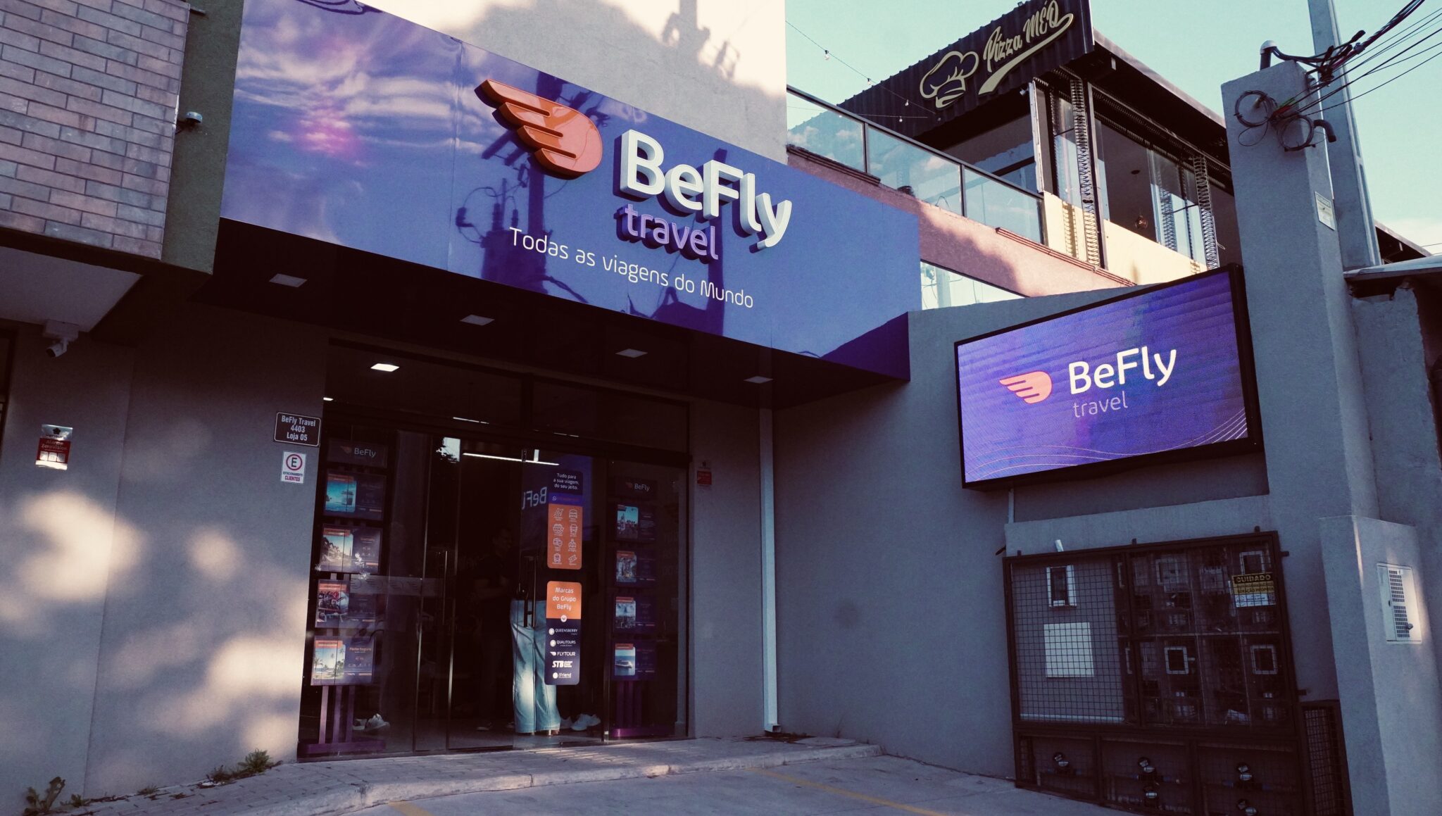 Fachada da loja - Crédito: divulgação BeFly Travel