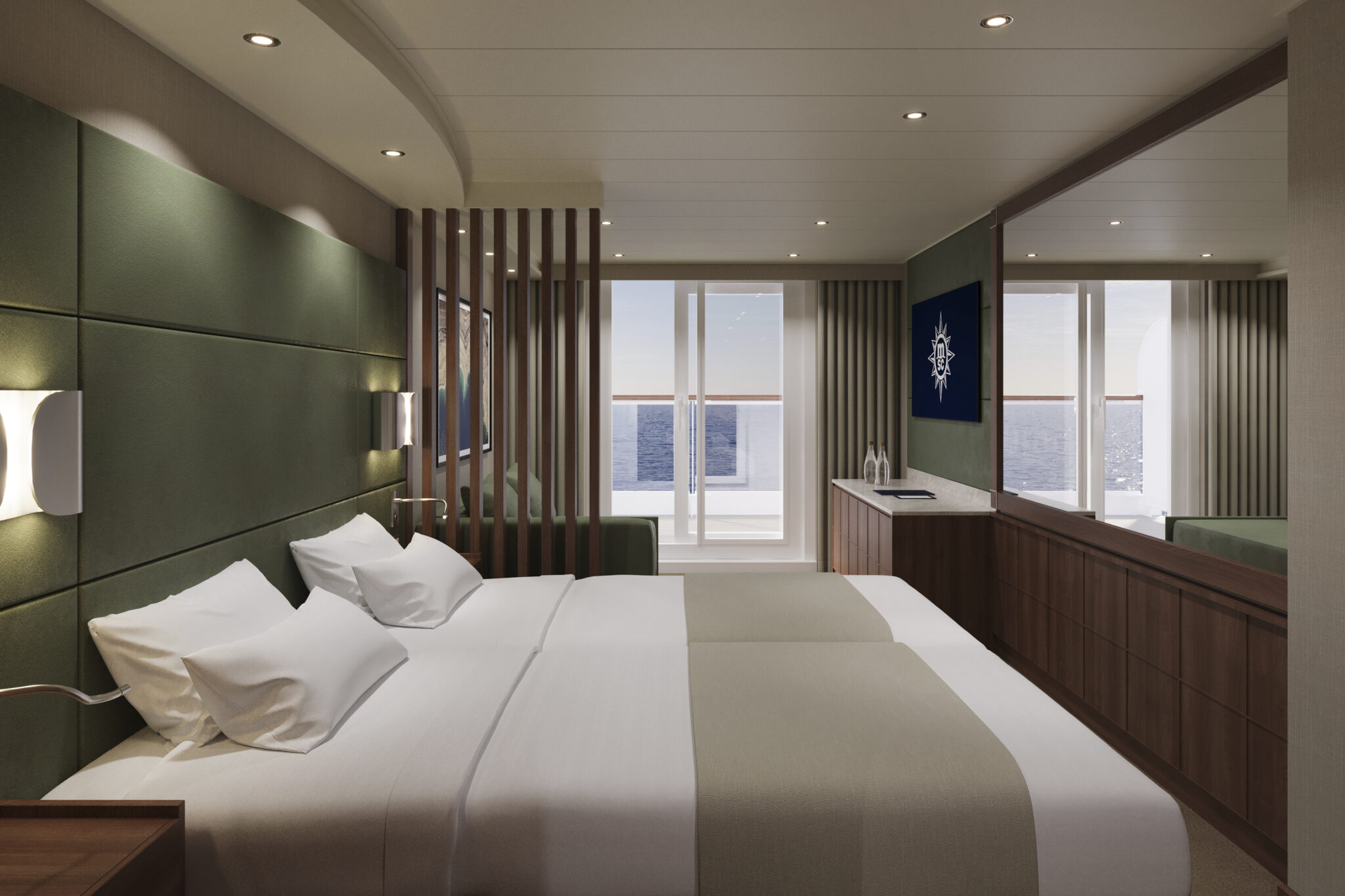 MSC Magnifica, MSC Yacht Club Deluxe Suite - Crédito: divulgação