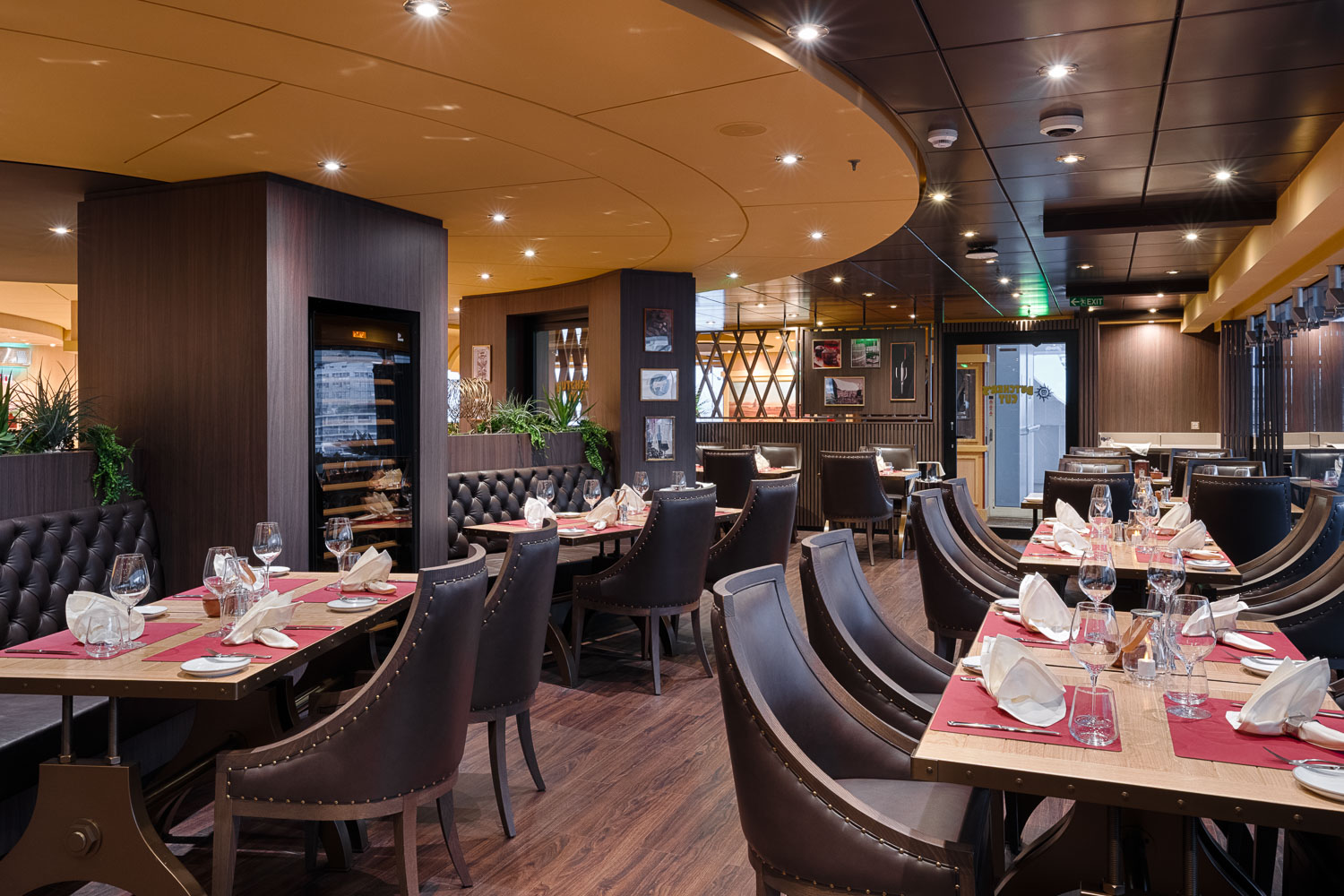 Restaurante Butchers Cut, MSC Magnifica - Crédito: divulgação