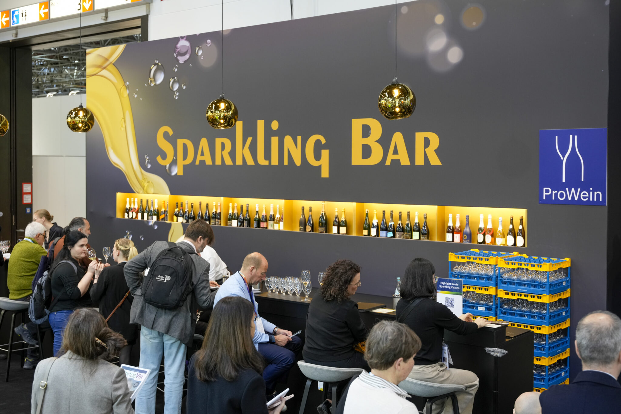 Bar de vinhos espumantes — Copyright Messe Düsseldorf: Tillmann