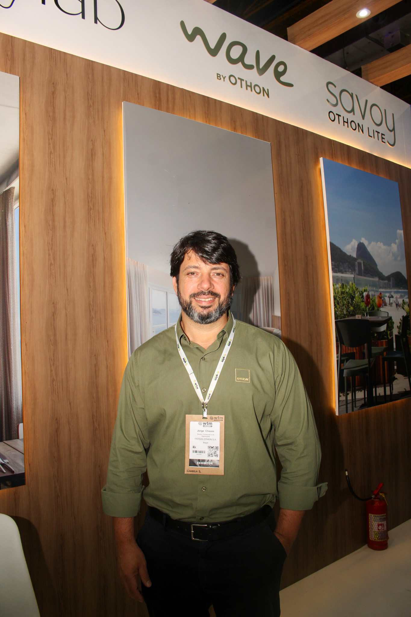 Jorge Chaves apresenta as novidades e investimentos do Rio Othon Palace na WTM Latin America 2026.Crédito: Felipe Maresca / DT