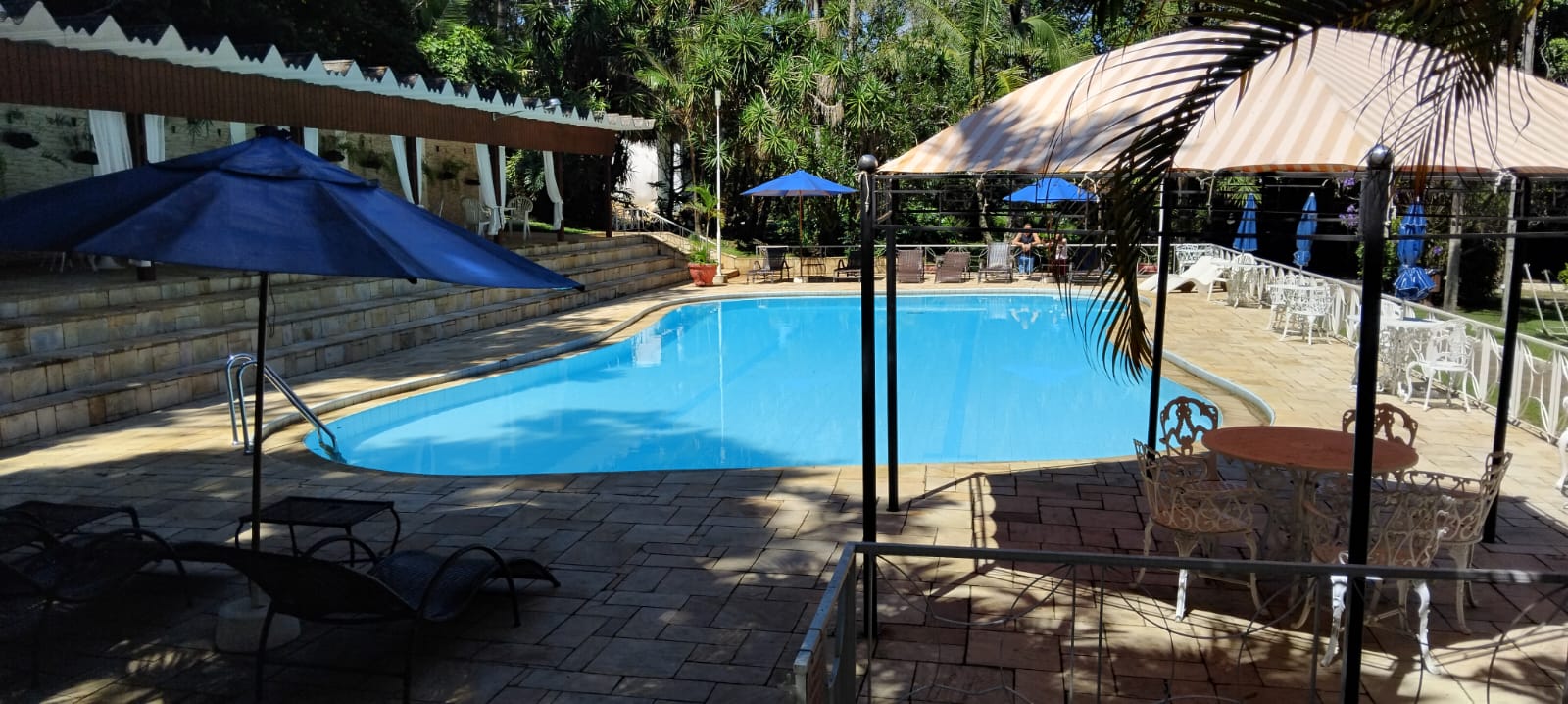 Piscina do Biazi Paradise Hotel em Serra Negra - Crédito: Denis Rugeri
