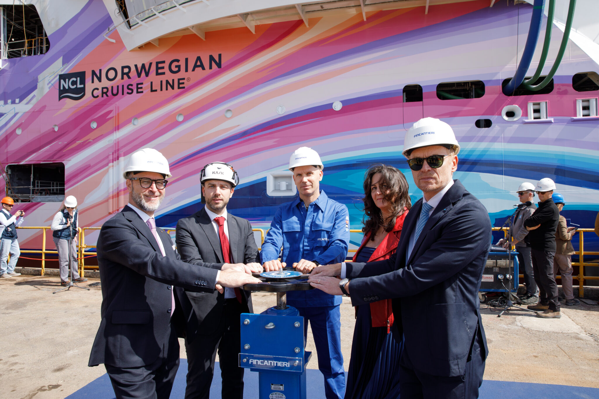Novo navio Norwegian Aura marca avanço na expansão da frota da Norwegian Cruise Line. — crédito: divulgação