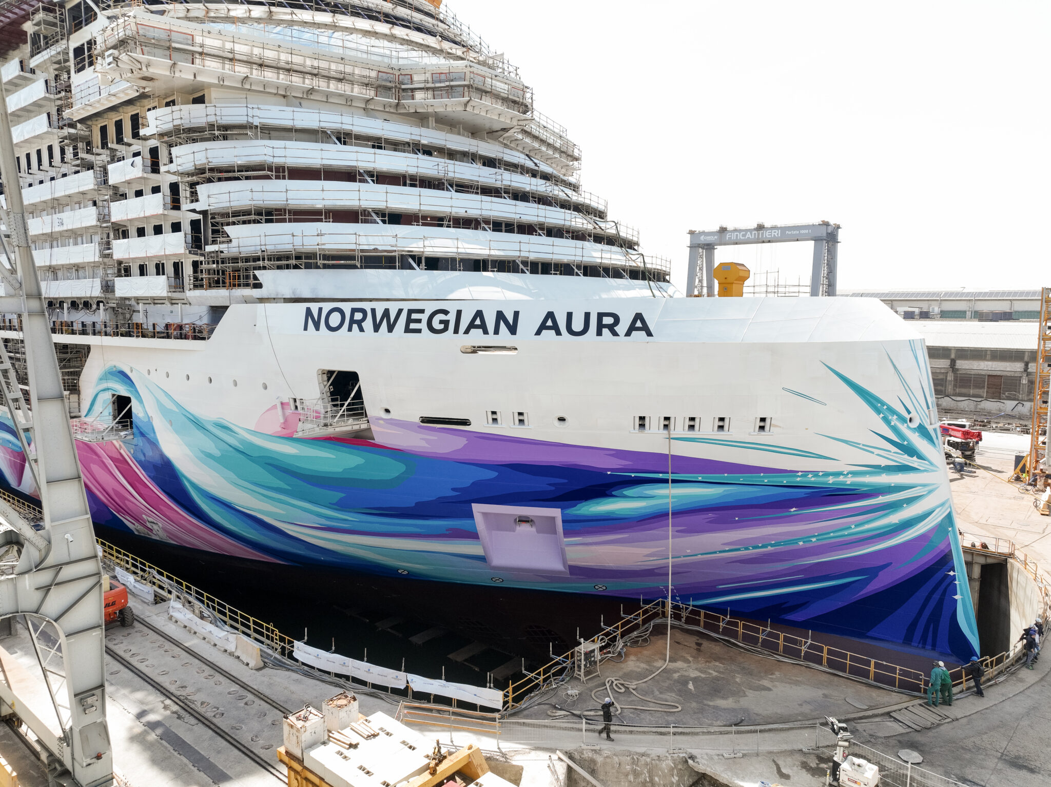 Norwegian Aura terá itinerários pelo Mediterrâneo e Caribe a partir de 2027. — crédito: divulgação