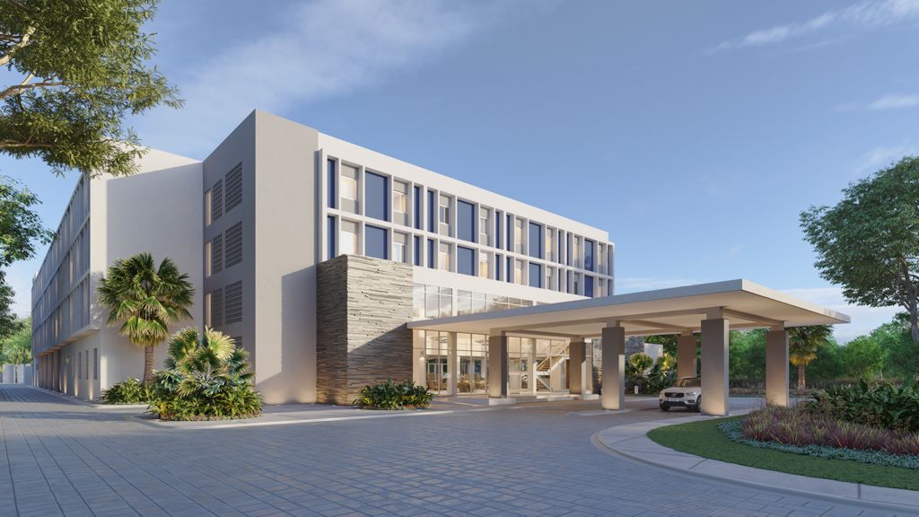 Render do projeto do Novotel Punta Cana Aeroporto - Crédito: divulgação Accor