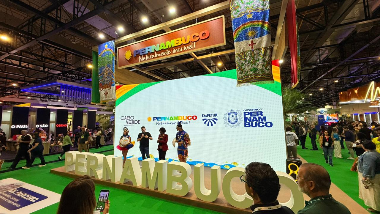 Apresentação do novo voo para cabo verde na WTM Latin America - Crédito: divulgação