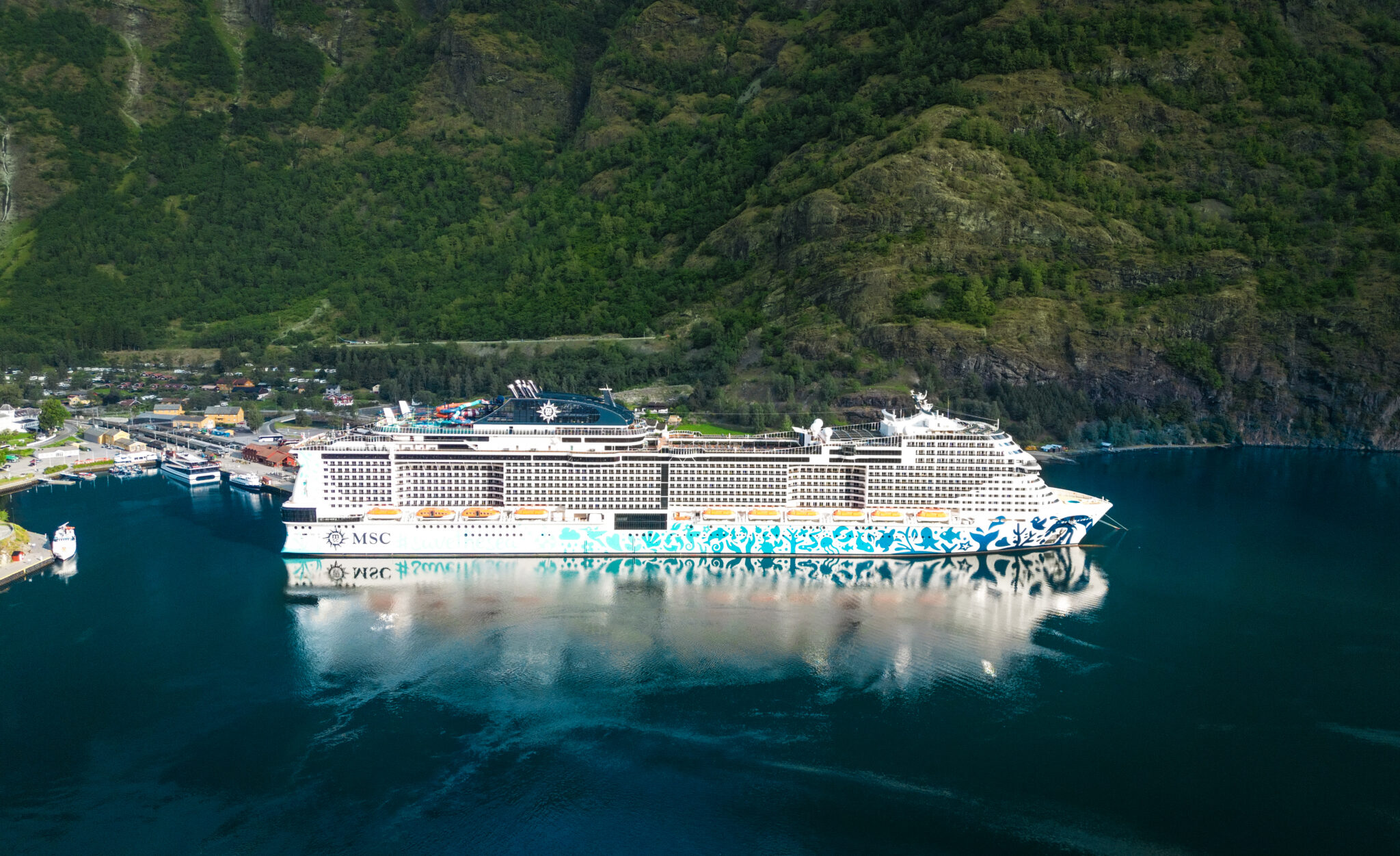 MSC Euribia no Norte da Europa - Crédito: divulgação
