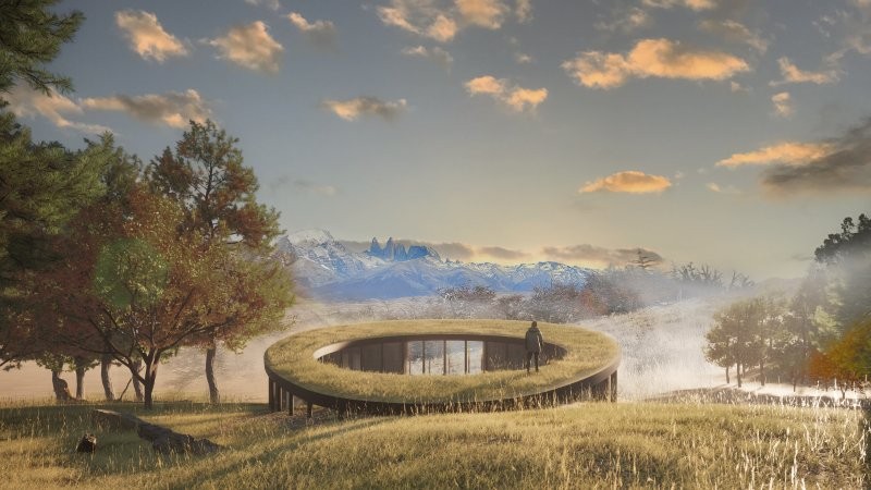 As acomodações oferecem vistas privilegiadas para o Parque Nacional Torres del Paine, no Chile. - Crédito: Divulgação