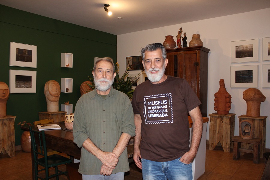Hélio Siqueira e Paulo Miranda em espaço vivo de criação _ Foto - Tárcia Oreste