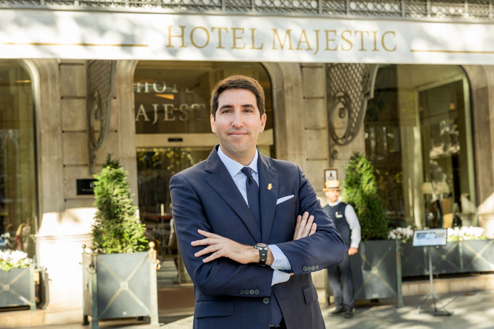 Luis Cobo, diretor-geral do Majestic Hotel & Spa Barcelona, destaca o Brasil como mercado prioritário para o hotel. - Crédito: Divulgação