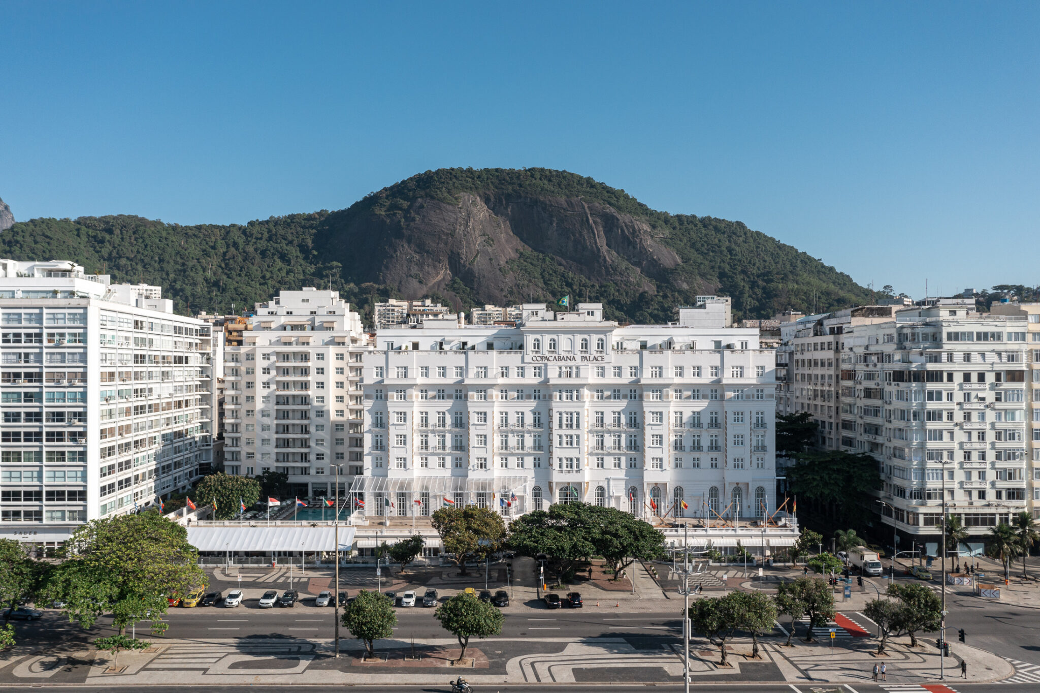Ícone da hotelaria brasileira, o Copacabana Palace conquistou a terceira posição no ranking nacional do La Liste 2026. - Crédito: Divulgação