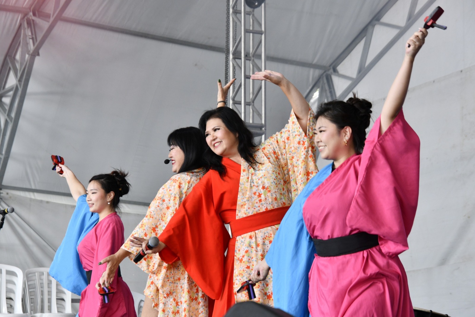 As cantoras Midori & Mayumi se apresentam no Parque Capivari com as tradicionais canções Enka - Crédito: divulgação
