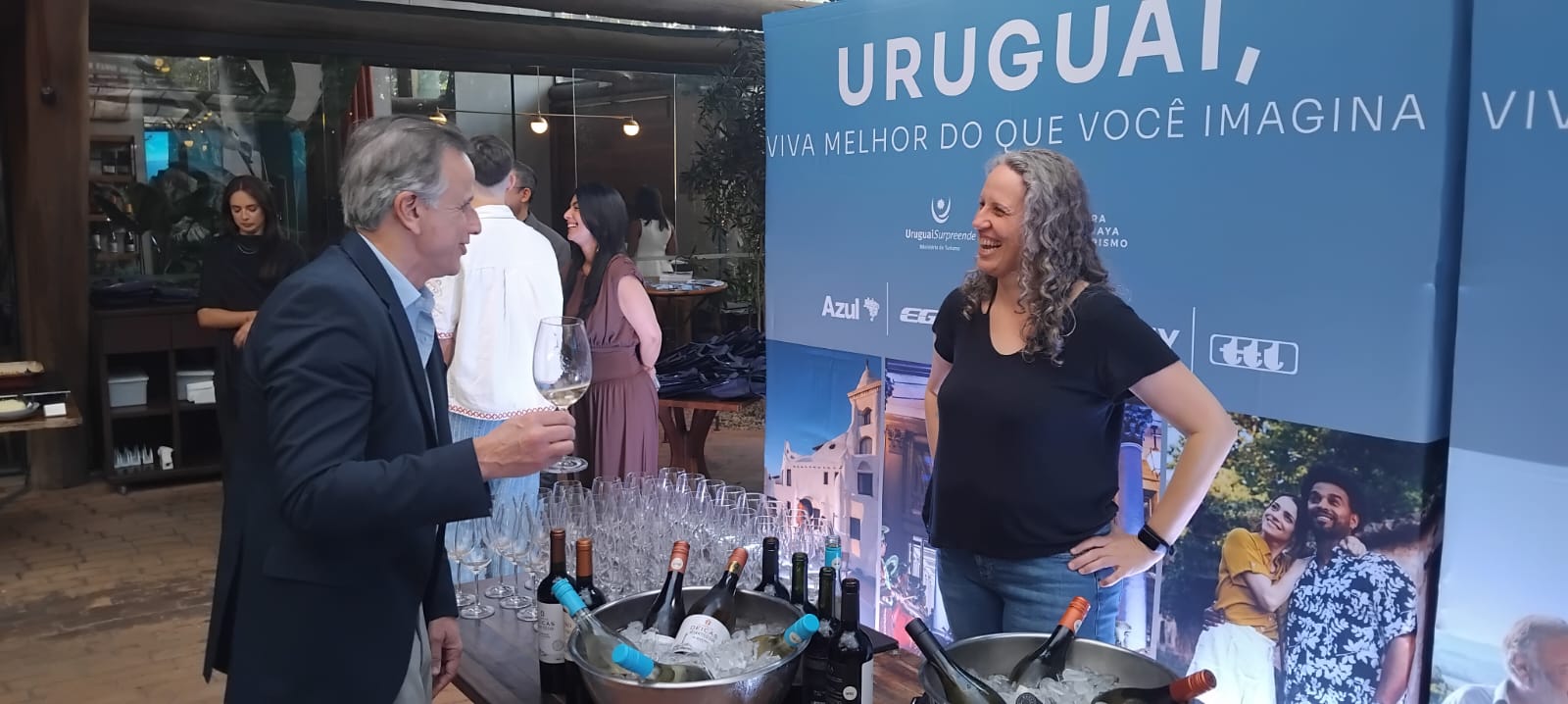 Degustação de vinhos Uruguaios - Crédito: Denis Rugeri