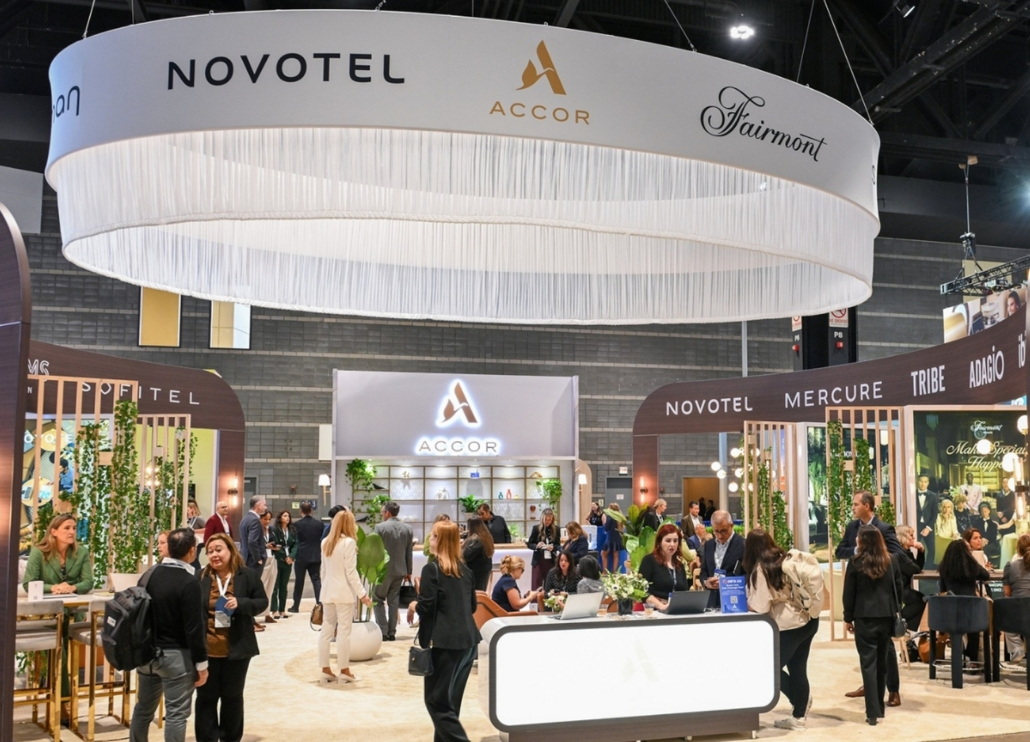 Estande da Accor na GBTA Convention 2026 - Crédito: divulgação