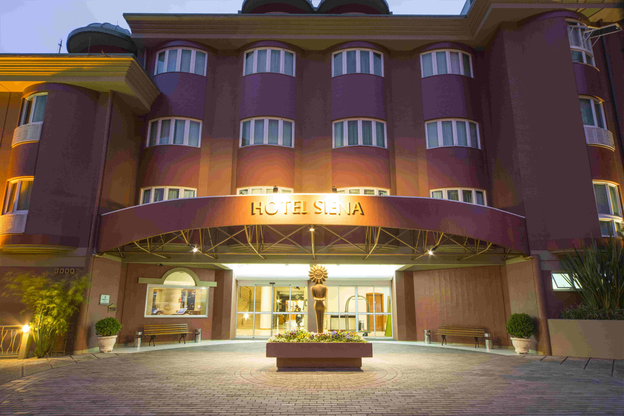 Fachada do Hotel Laghetto Siena, uma das unidades da Rede Laghetto em Gramado. Crédito: Divulgação/Laghetto