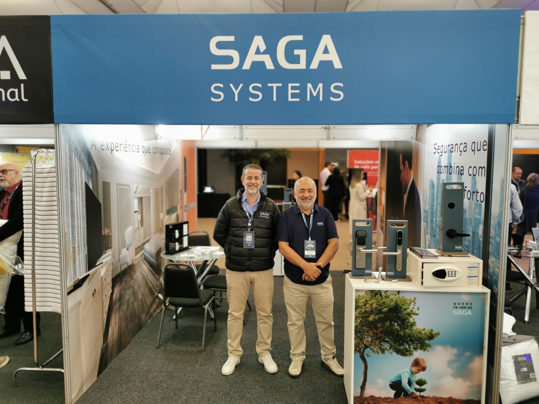 Márcio Federicci, Marketing ao lado de Jessé Resende, CEO da Saga Systems - Crédito: divulgação