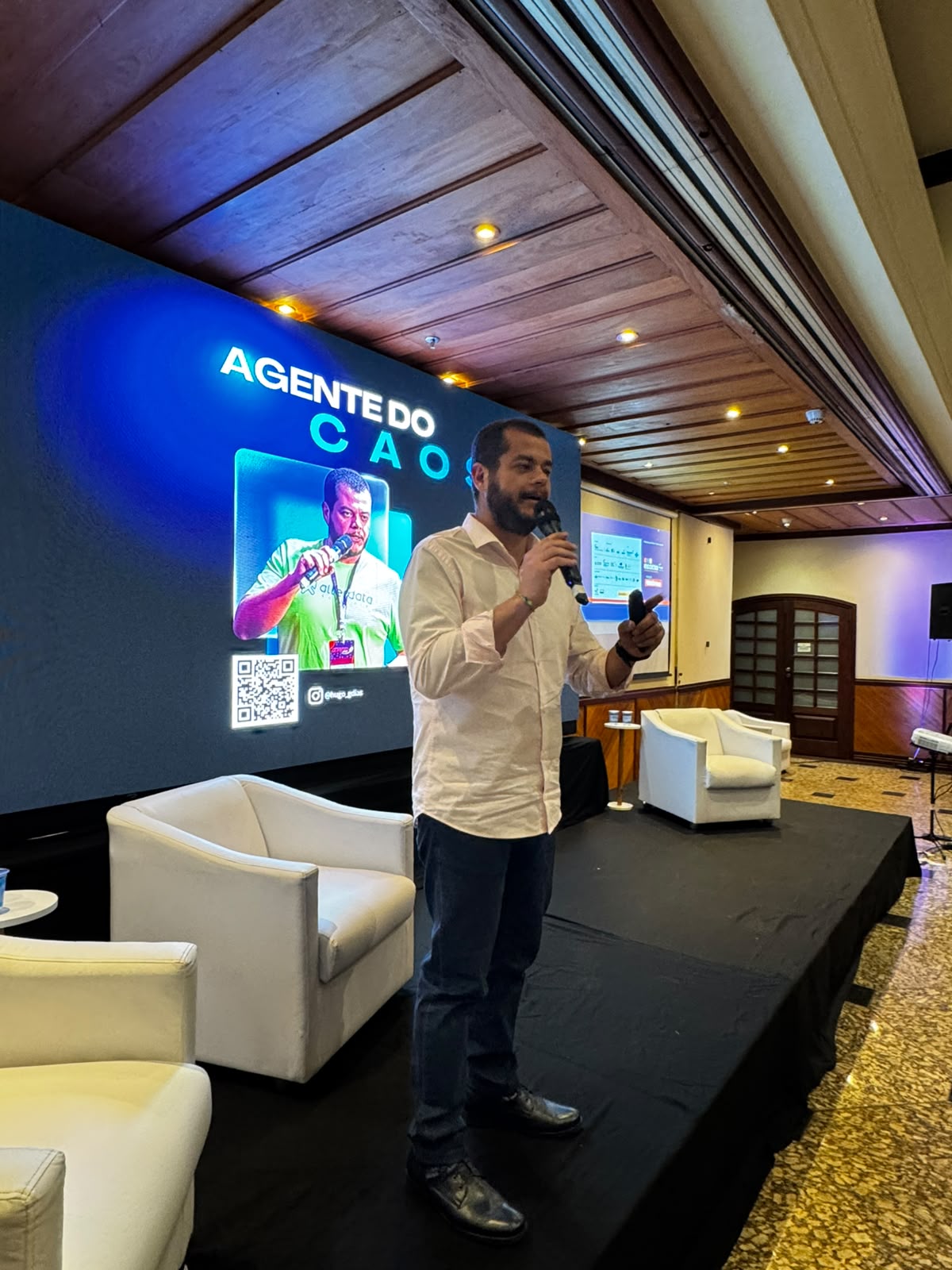 O diretor comercial e de marketing da Alterdata Software, Hugo Dias, mostrou como o caos pode se transformar em oportunidade para o crescimento dos negócios. Crédito: Renato Hazan / colaboração