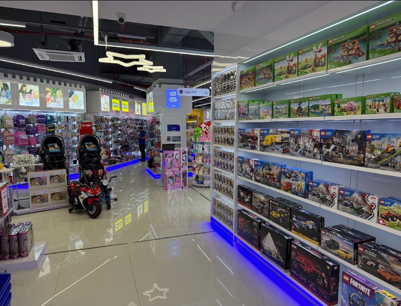 Interior de uma das unidades da Cellshop em Ciudad del Este. Crédito: Divulgação.