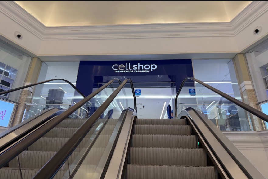 Loja da Cellshop em Ciudad del Este, no Paraguai. Crédito: Divulgação.
