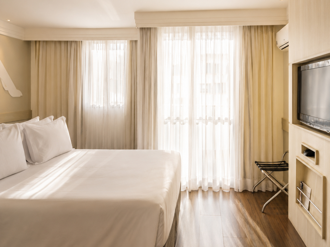 Quarto do Mercure Brasília Líder - Crédito: Divulgação