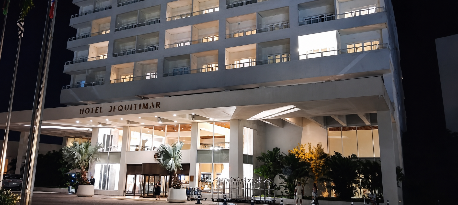 Hotel Jequitimar, no Guarujá, aposta em novos investimentos para fortalecer sua atuação nos segmentos de lazer, gastronomia e eventos — Foto: Denis Rugeri