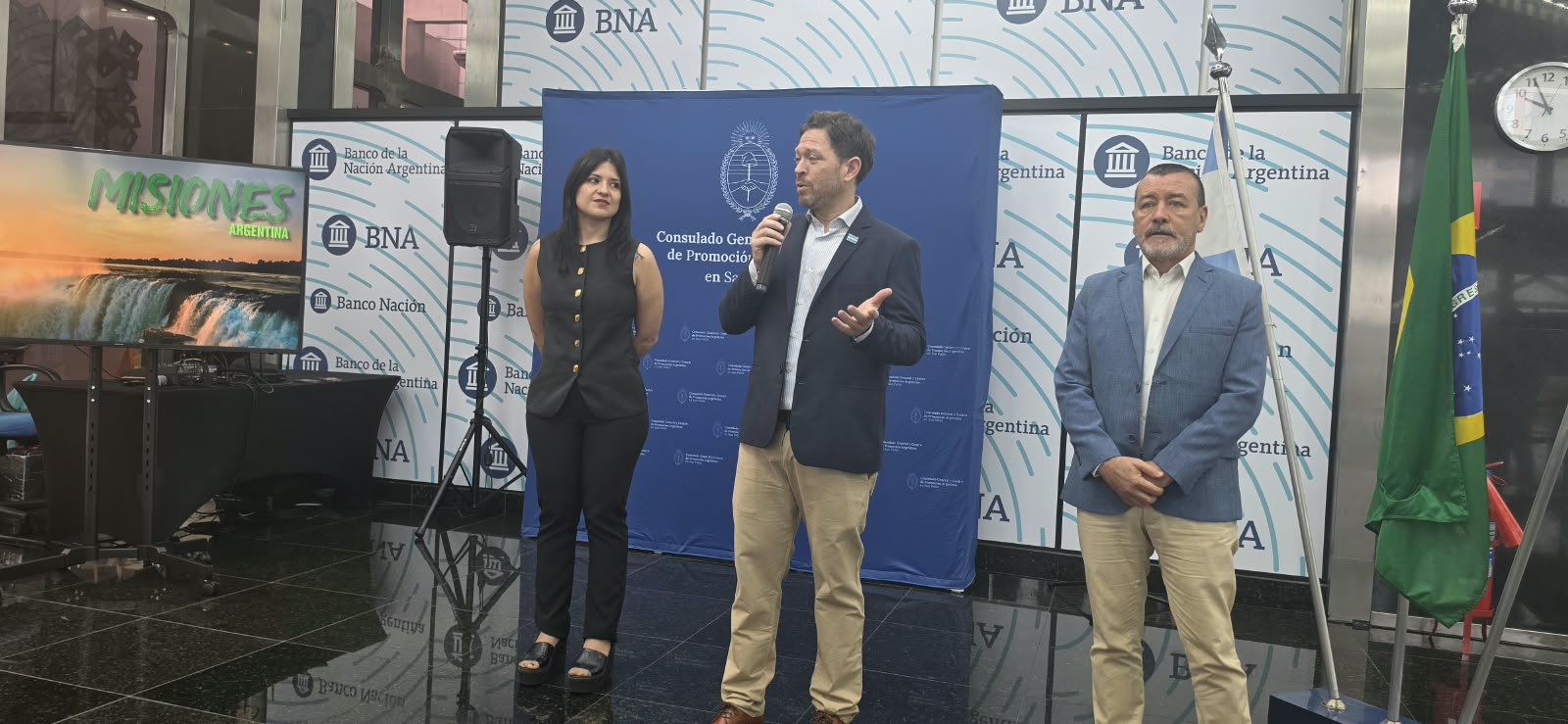 Apresentação em São Paulo reforçou a promoção de Misiones como destino turístico para o público brasileiro. (Crédito: Jhully Serafim)