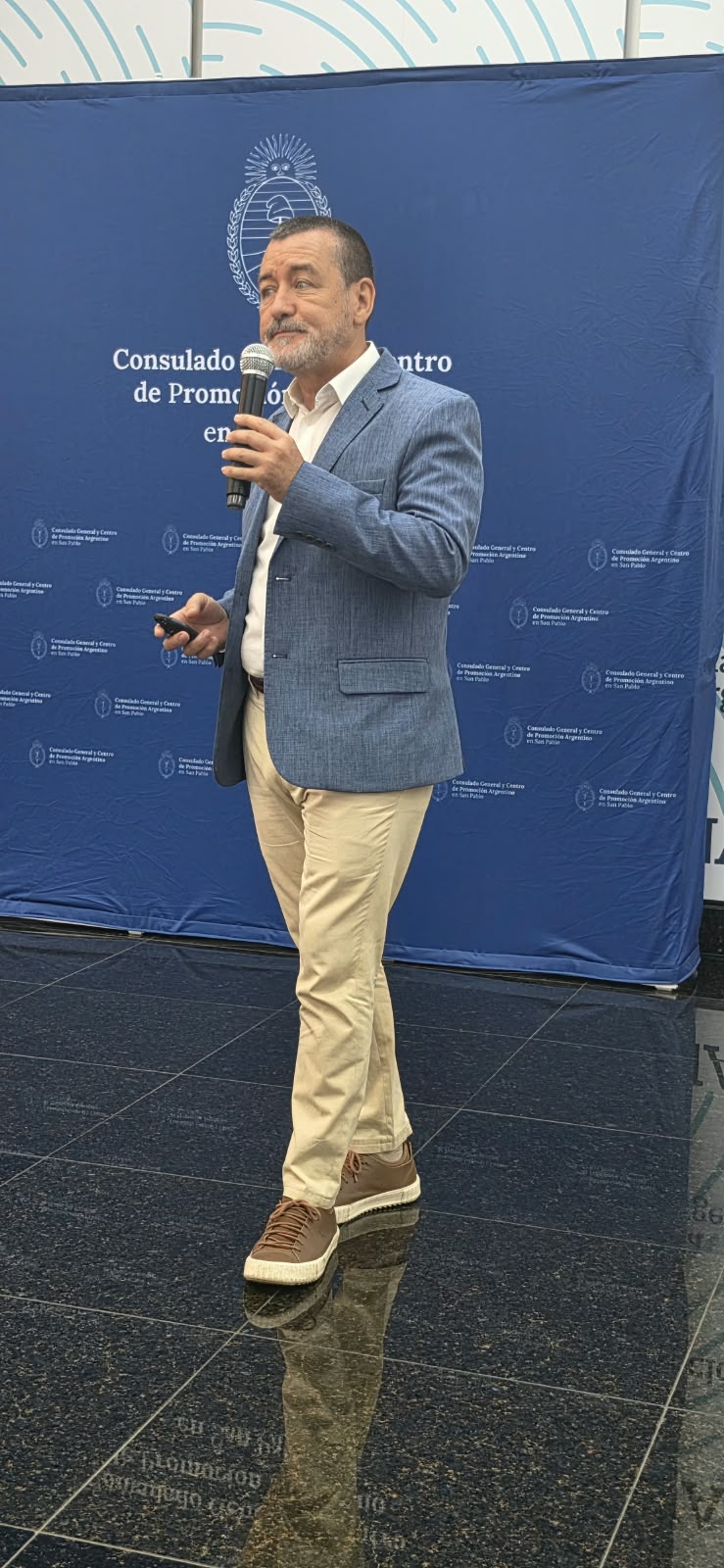 Palestra apresentou atrativos, infraestrutura e opções de turismo disponíveis na província argentina de Misiones. (Crédito: Jhully Serafim)