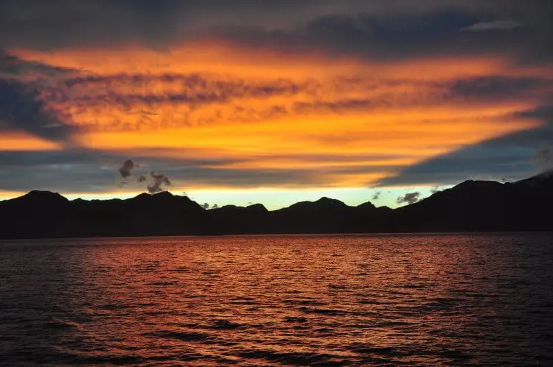 Final da tarde de quinta-feira (9 de abril de 2015), na Patagônia chilena (Foto: Wanderley Mattos Jr.)