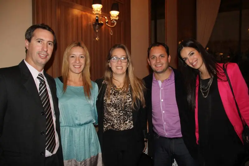 Operadores e receptivo de Mendoza: Gustavo Campini (Mapsa Group), Luciana Cerruti (Ketek – Eventos e Turismo), Adriana Pauer Resende (coordenadora Comercial Argentina da Gol), Martín Garcia Pomilio (Aymará Turismo) e Agustina Quiroga (Receptivo Check in Viajes)