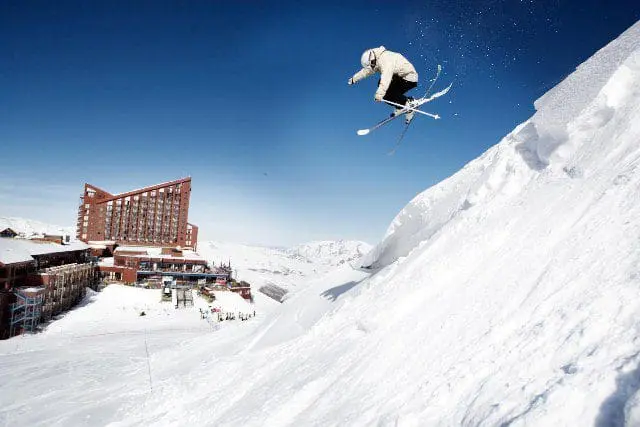 Vista aérea de Valle Nevado (Foto: divulgação)