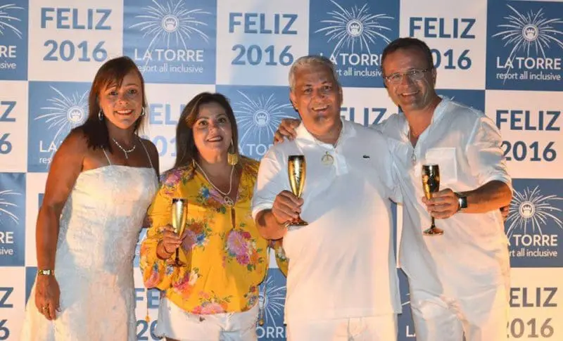 Luigi Rotuno, diretor do Resort, participou das comemorações com os hóspedes (Foto: divulgação)