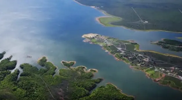 Vista aérea do empreendimento na Chapada dos Guimarães(Divulgação)