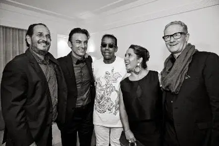 Philippe Seigle, Patrick Mendes, Jorge Ben Jor, Marie Berengere Chapoton e Philippe Trapp