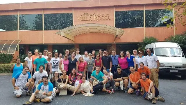 "O principal motivo do treinamento era a integração e motivação da equipe e resgatar o orgulho de pertencer ao hotel"