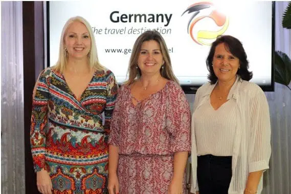 Margaret Grantham, Adriana Martins (Baden Wurttemberg) e Monica Nardo (Lufthansa)