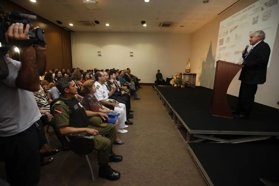 Durante a apresentação foi divulgada a Agenda de Trabalho do Círio 2015, com as programações e ações que serão realizadas pelas diversas instituições parceiras .FOTO: RODOLFO OLIVEIRA - Agencia Pará)