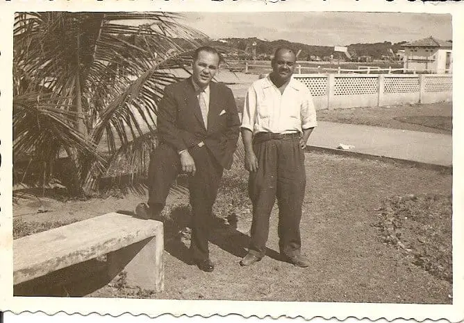 Osmar e Dodô em 1950 (Foto: divulgação)