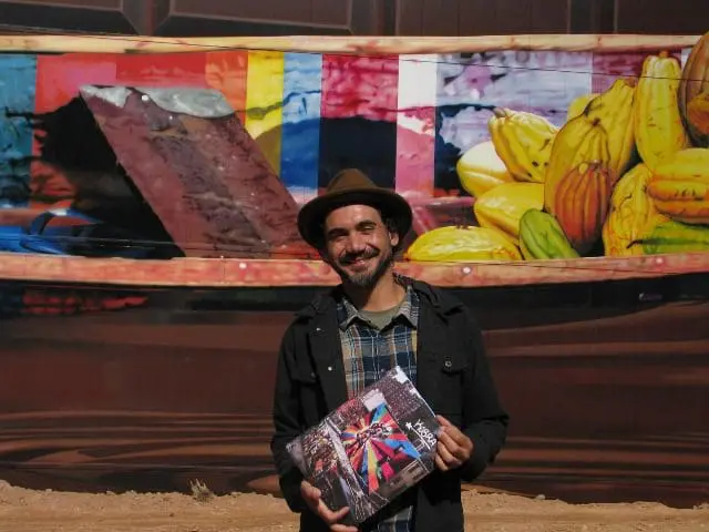 Durante o trabalho, Eduardo Kobra e a sua equipe estiveram hospedados no Adagio Alphaville ApartHotel (Foto: Felipe Lima)