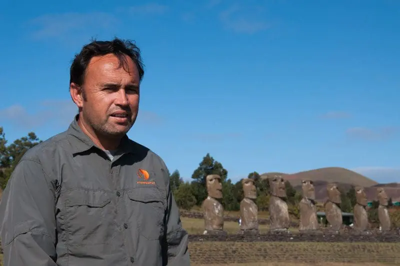 Roberto Rinco, um integrante do conselho dos Honui