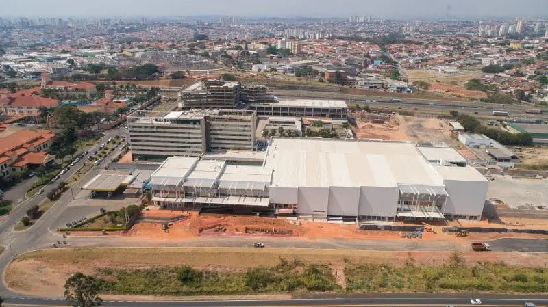 Maior ballroom do Brasil: foto aérea atualizada em setembro de 2017
