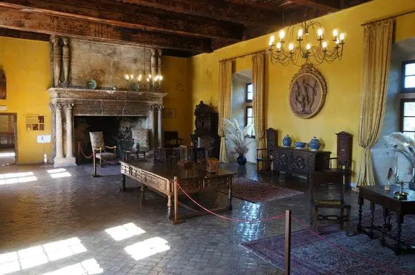 Aspecto interno de uma das salas de estar